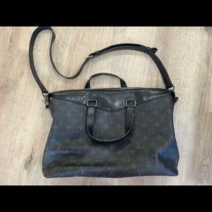 Louis Vuitton Explorer Monogram Eclipse Canvas Briefcase